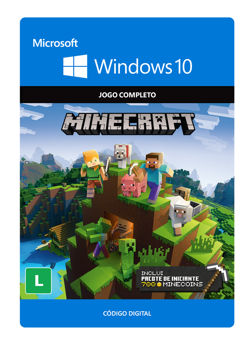 Jogo Minecraft ® , da Microsoft ®.