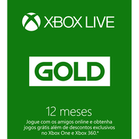 Xbox Live Gold 12 Meses