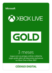 Xbox Live Gold 3 Meses